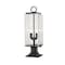 Z-Lite Sana 2 Light Outdoor Pier Mounted Fixture, Black And Seedy 592PHMR-533PM-BK - alternate 1
